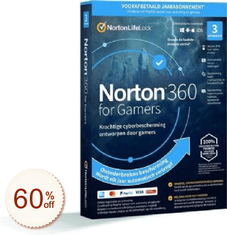 Norton 360 for Gamers Code coupon de réduction