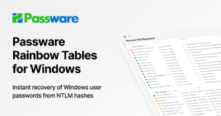 Passware Rainbow Tables for Windows Code coupon de réduction