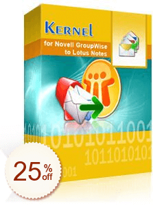 Kernel for GroupWise to Lotus Notes Discount Coupon Code