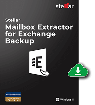Stellar Mailbox Extractor for Exchange Backup Boxshot