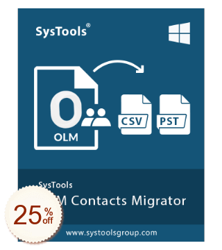 SysTools OLM Contacts Migrator Code coupon de réduction