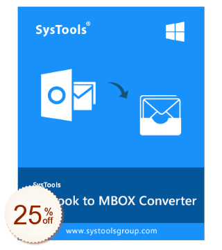 SysTools Outlook PST to MBOX Code coupon de réduction