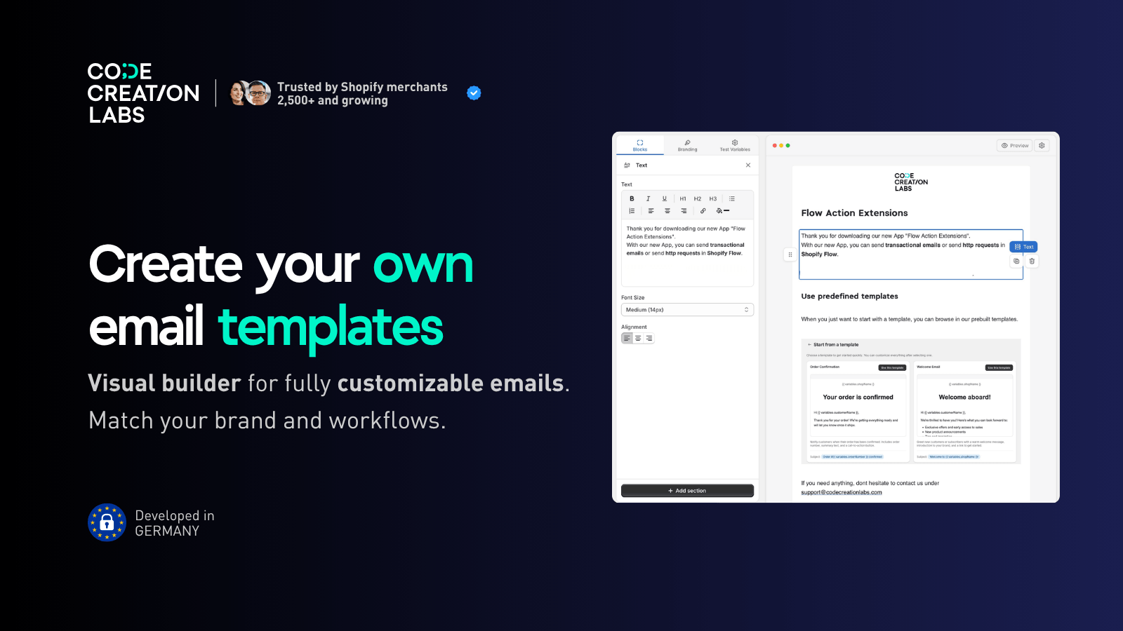 Flow Transactional Email Screenshot