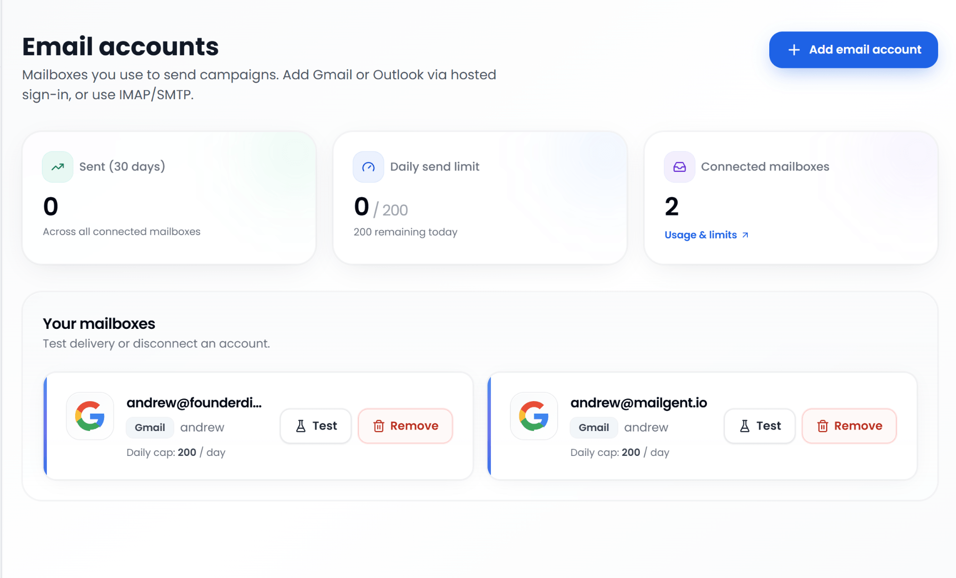 Mailgent Screenshot
