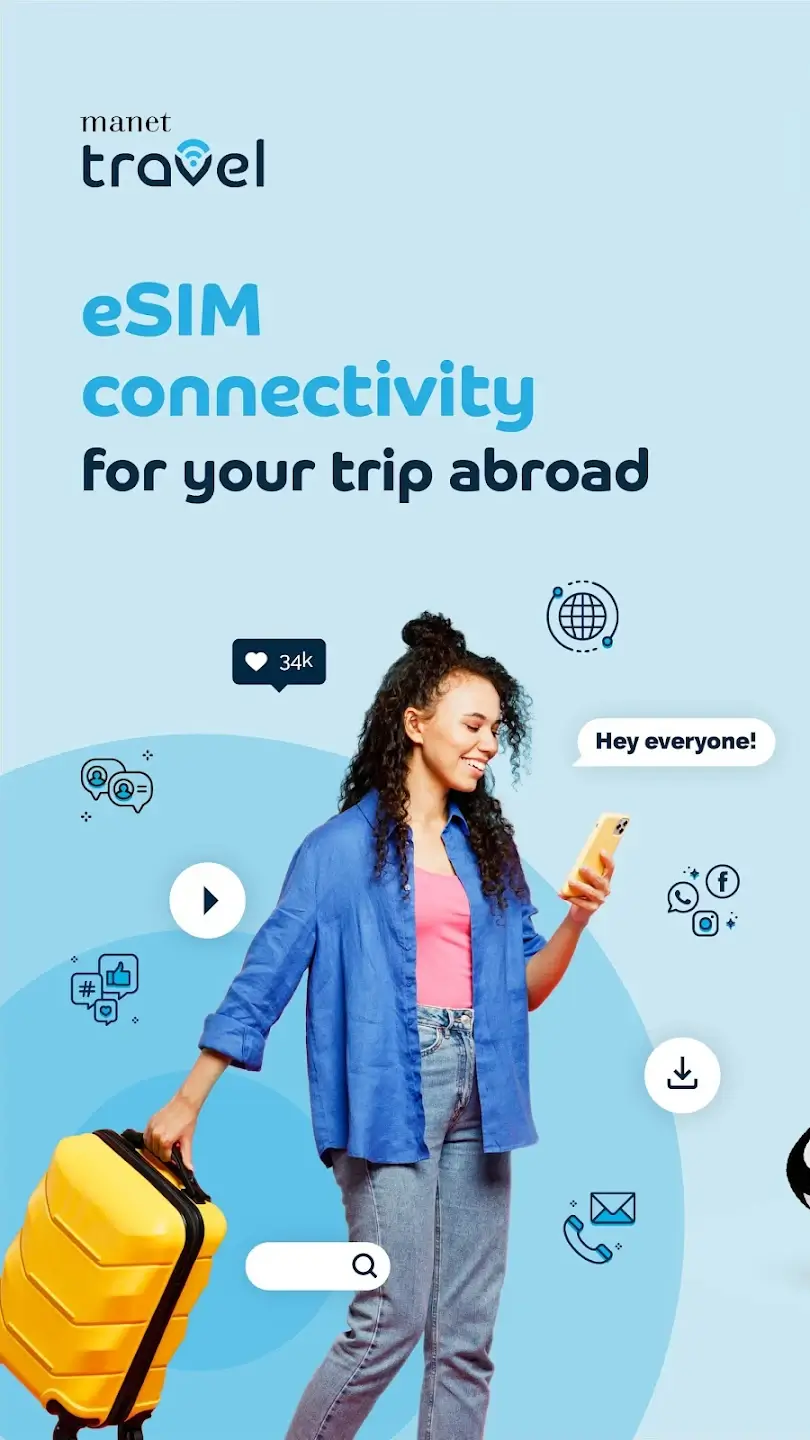 Manet Travel eSim Screenshot
