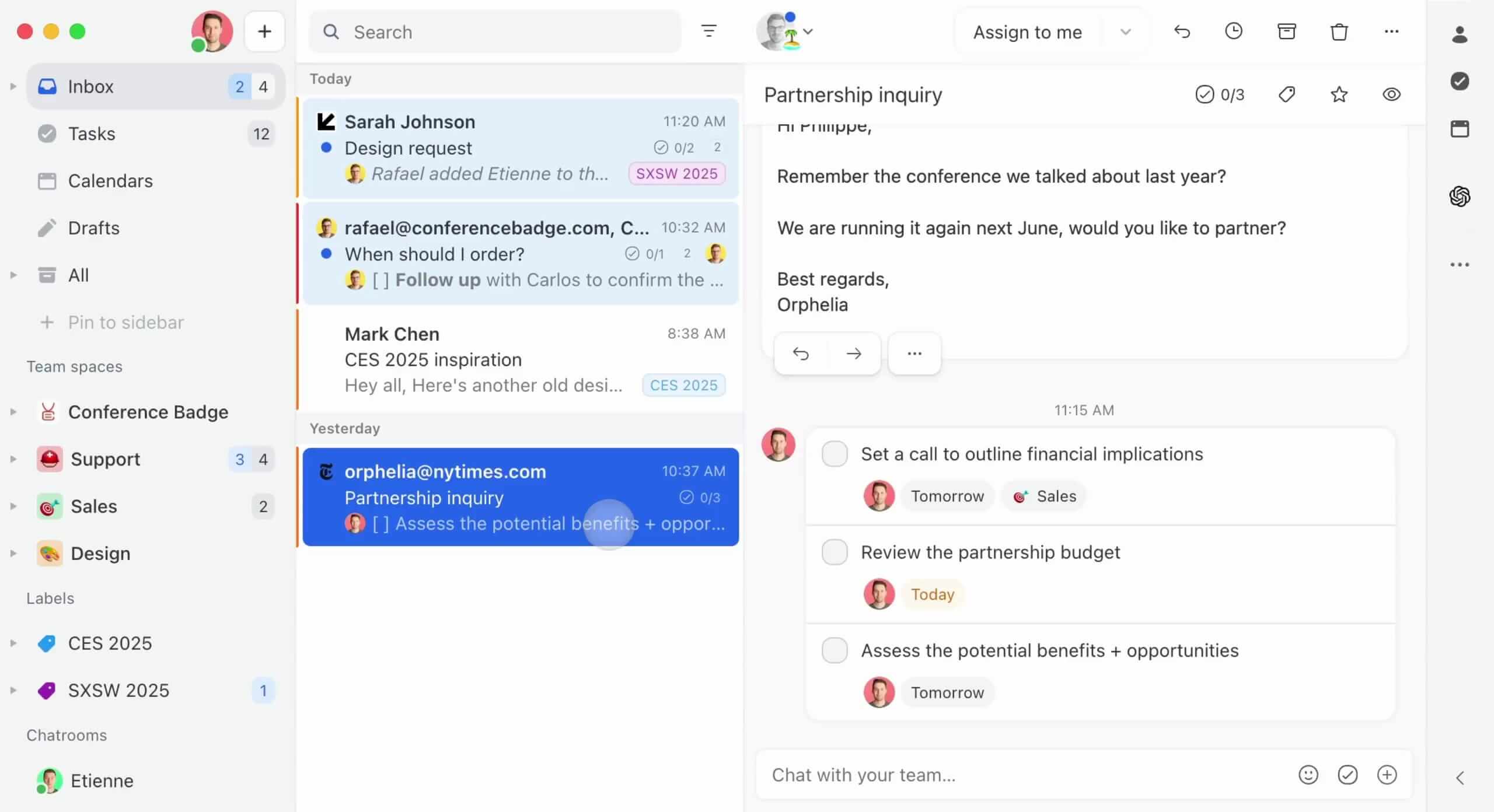 Missive Screenshot