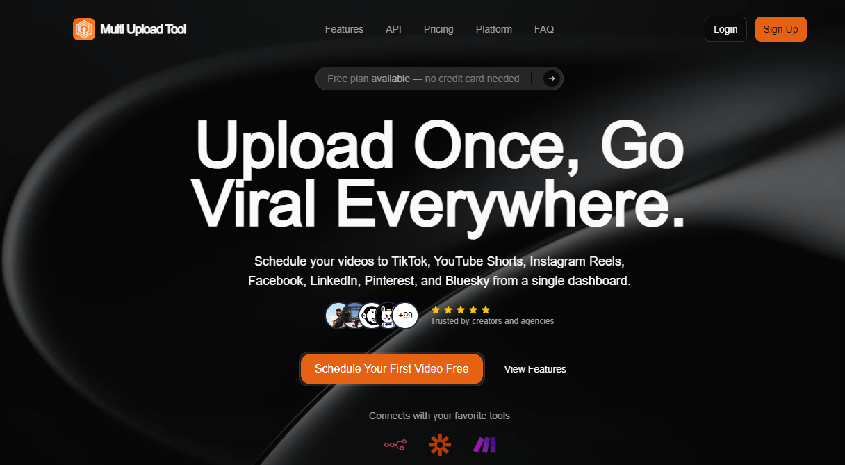 Multi Upload Tool Screenshot
