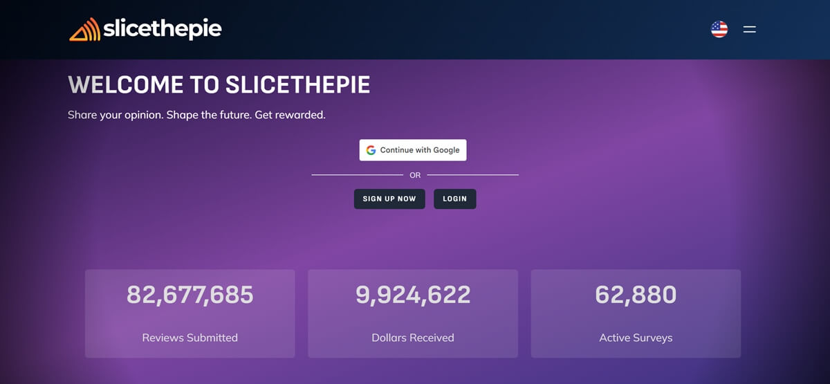 Slicethepie Screenshot