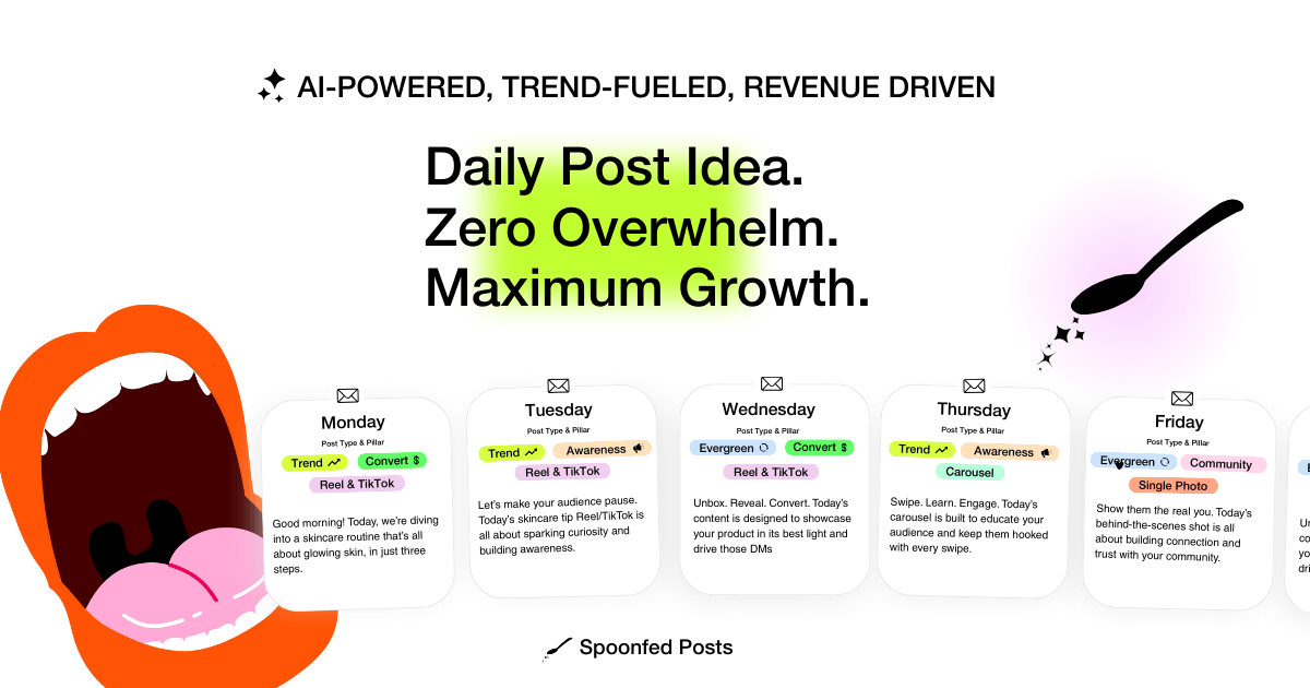 Spoonfed Posts Screenshot