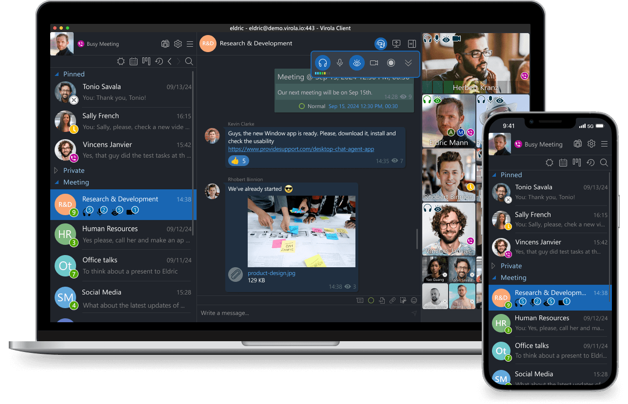 Virola Messenger Screenshot