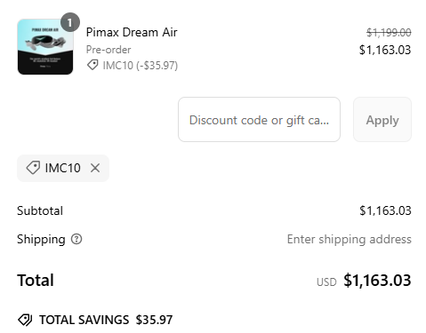 Pimax coupon