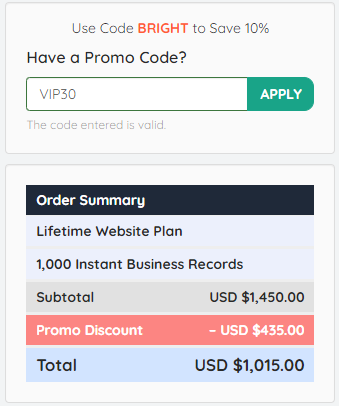 Brilliant Directories coupon