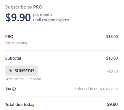 BeforeSunset AI coupon