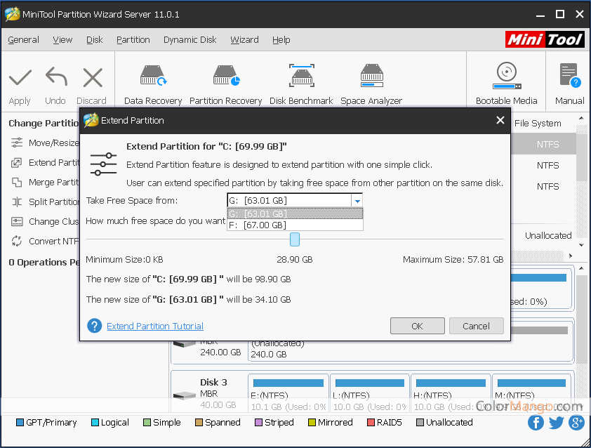 minitool partition wizard server edition portable