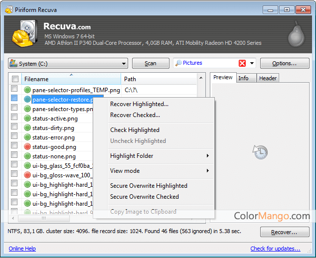 piriform recuva professional