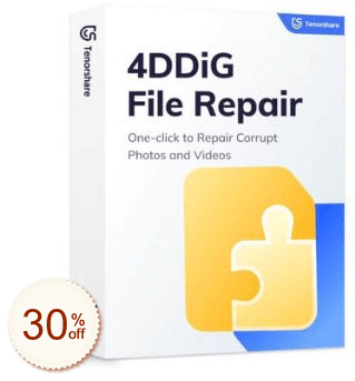 4DDiG File Repair Code coupon de réduction