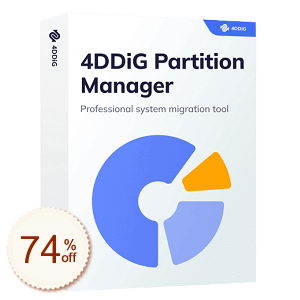 4DDiG Partition Manager Code coupon de réduction