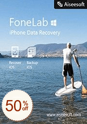 Aiseesoft FoneLab Récupération de Données iPhone Code coupon de réduction