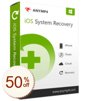 AnyMP4 iOS System Recovery Discount Coupon Code