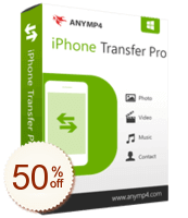 AnyMP4 Transfert iPhone Pro Discount Coupon Code
