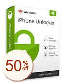 AnyMP4 iPhone Unlocker Code coupon de réduction