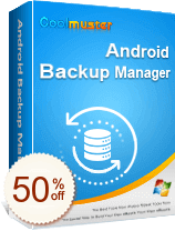 Coolmuster Android Backup Manager Code coupon de réduction