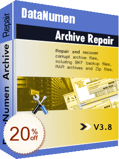 DataNumen Archive Repair Code coupon de réduction