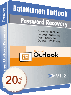 DataNumen Outlook Password Recovery Code coupon de réduction