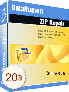 DataNumen Zip Repair Code coupon de réduction