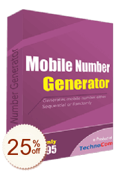 Mobile Number Generator Code coupon de réduction