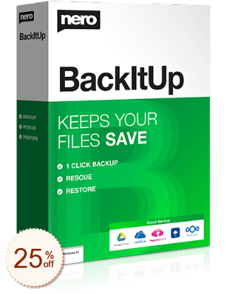 Nero BackItUp Code coupon de réduction