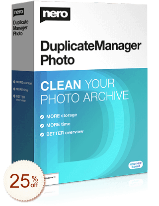 Nero DuplicateManager Photo Code coupon de réduction