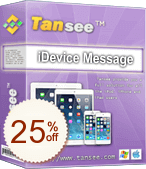 Tansee iOS Message Transfer Discount Coupon Code