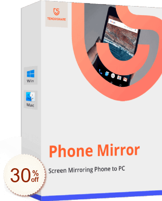 Tenorshare Phone Mirror Code coupon de réduction