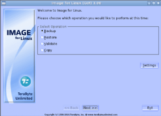 TeraByte Drive Image Backup and Restore DOS/Linux Suite Boxshot
