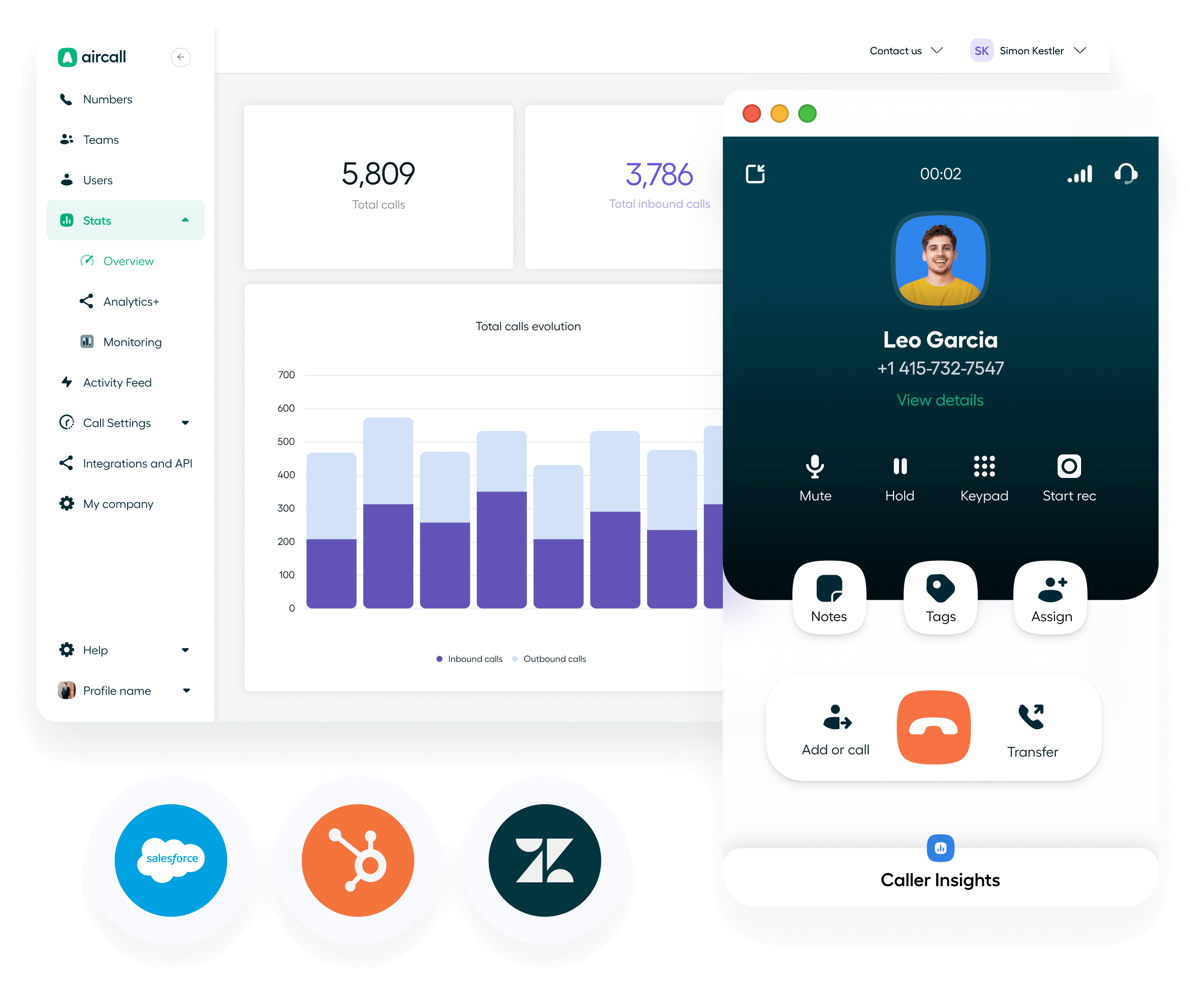 Aircall Screenshot