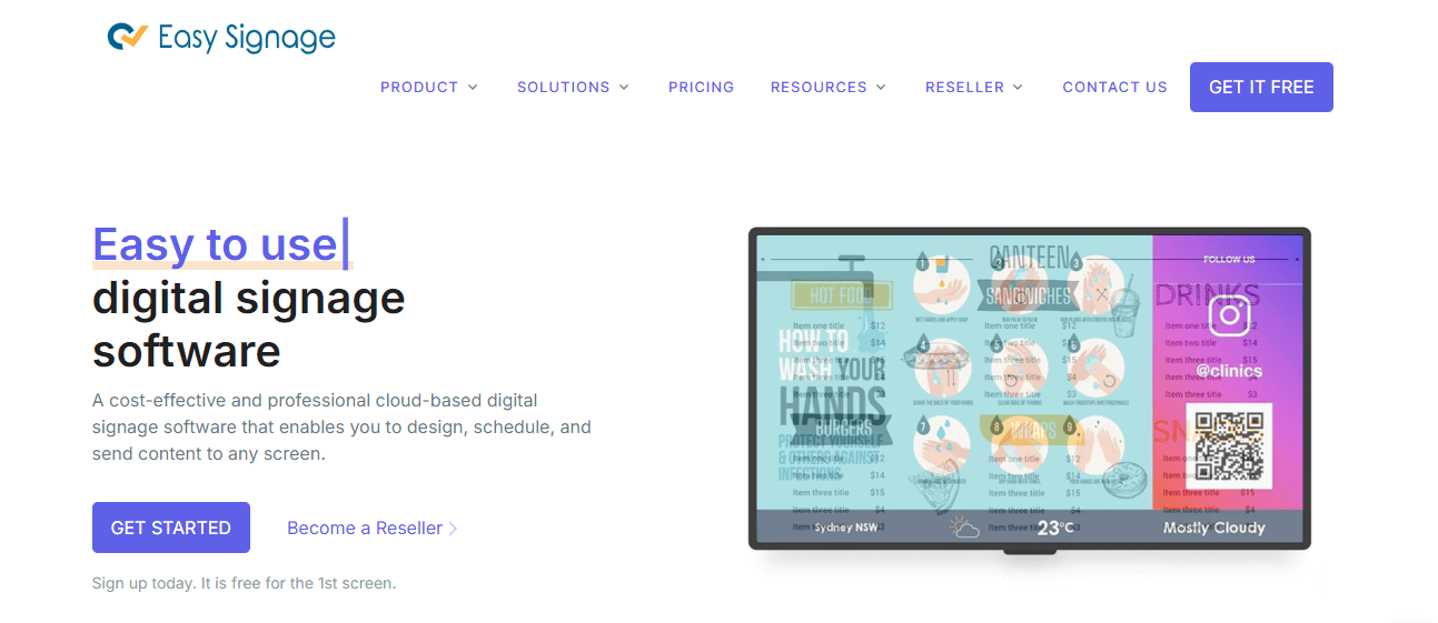 EasySignage Screenshot
