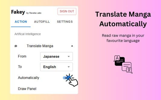 Fakey - Manga Translator Screenshot