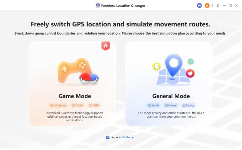 Fonelora Location Changer Screenshot