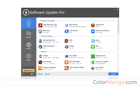 Glary Software Update Pro Screenshot