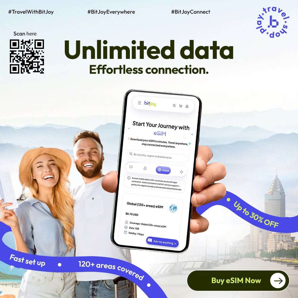 The BitJoy eSIM Screenshot